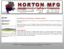 Tablet Screenshot of hortonmfgusa.com